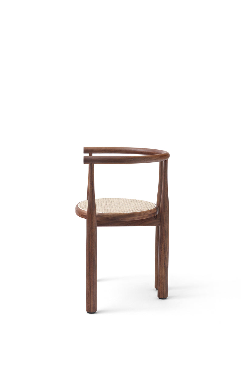 Bukowski Chair French Cane - Walnut