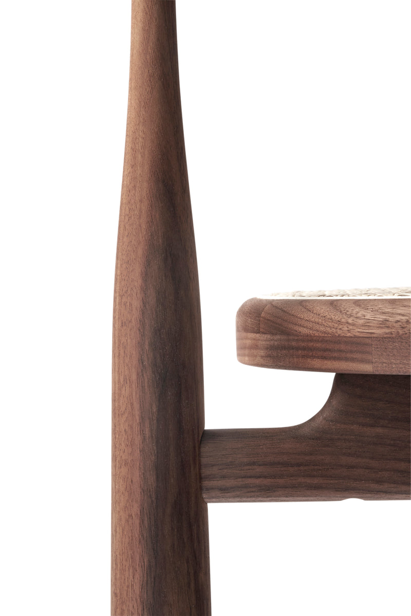 Bukowski Chair French Cane - Walnut