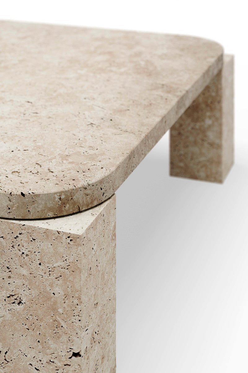 Atlas Coffee Table - Travertine 82 x 82 cm
