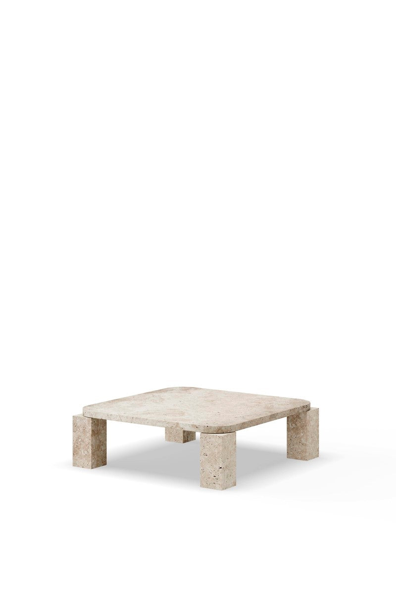 Atlas Coffee Table - Travertine 82 x 82 cm