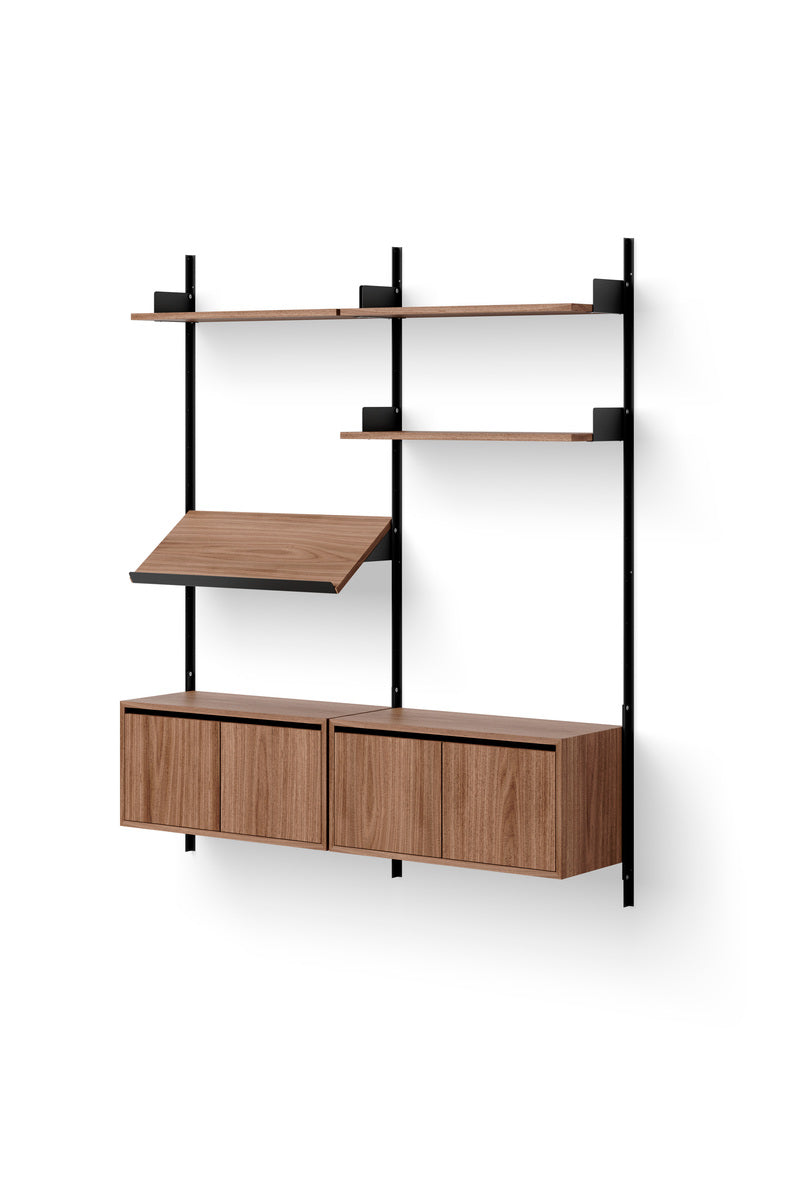 Living Shelf Cabinets Low w. Doors