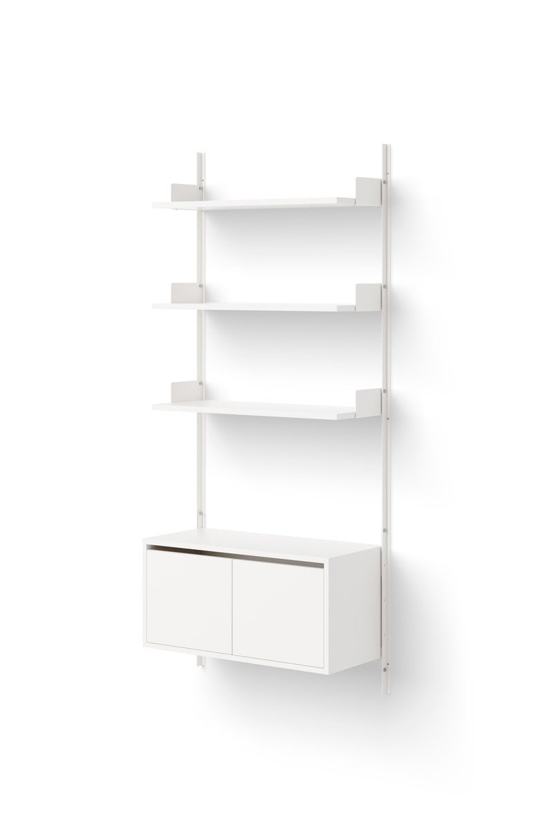 Wall Shelf 1900 Cabinet Low w. Doors