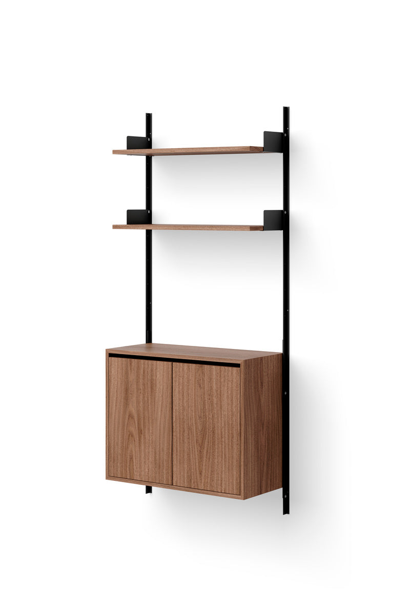 Wall Shelf 1900 Cabinet Tall w. Doors