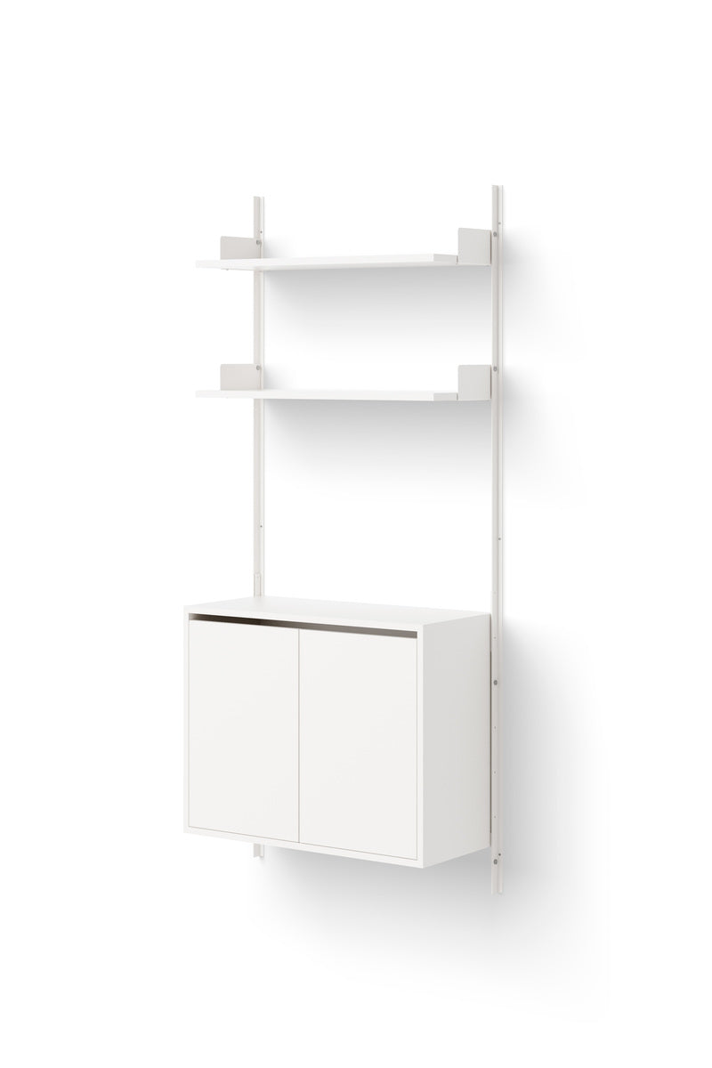 Wall Shelf 1900 Cabinet Tall w. Doors