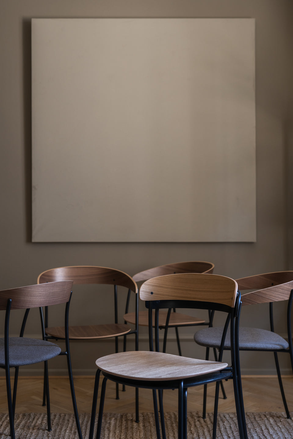 Missing Armchair Walnut - Fabric A