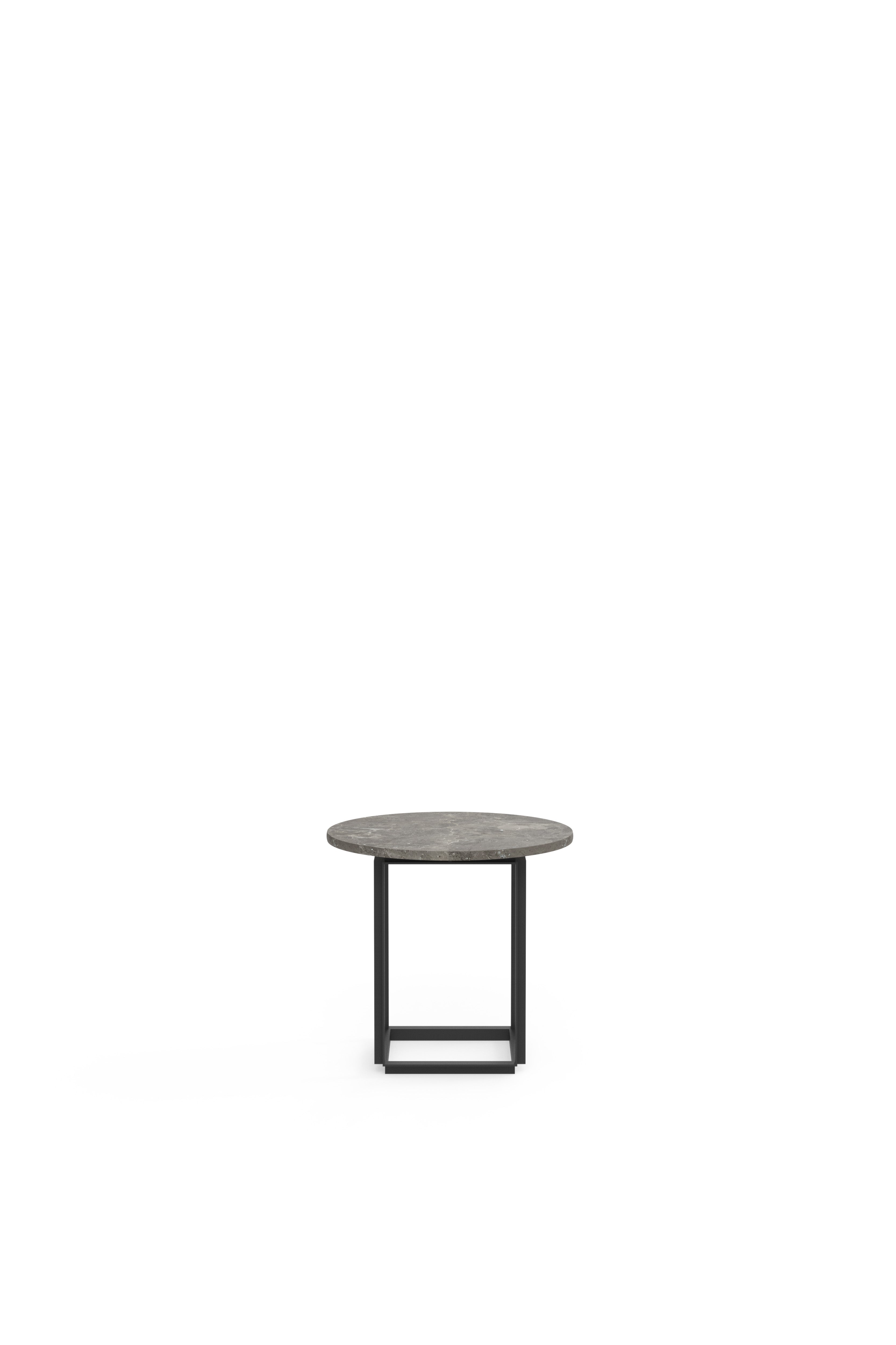 Florence Side Table - Grey Marble