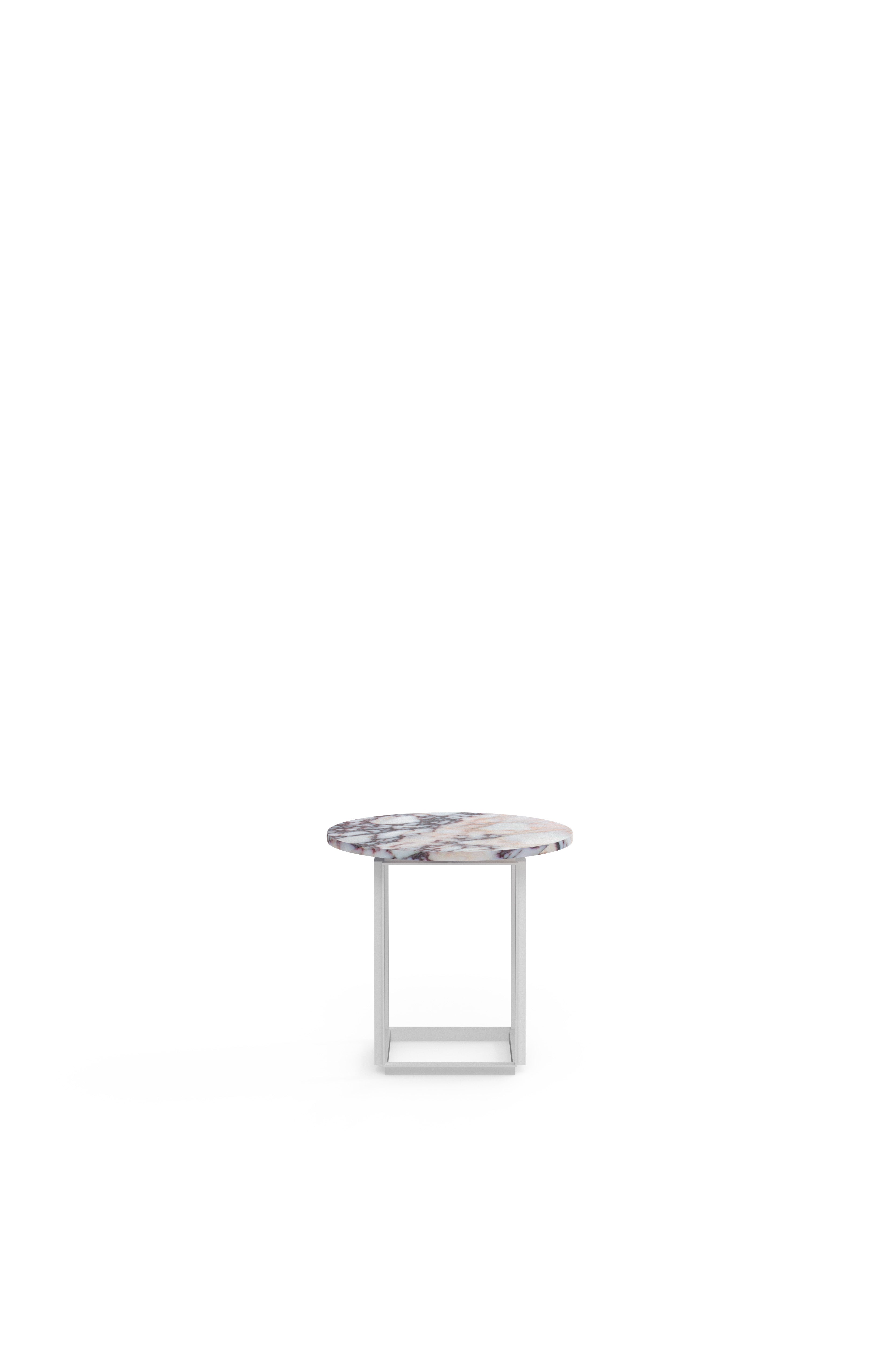 Florence Side Table - White Marble