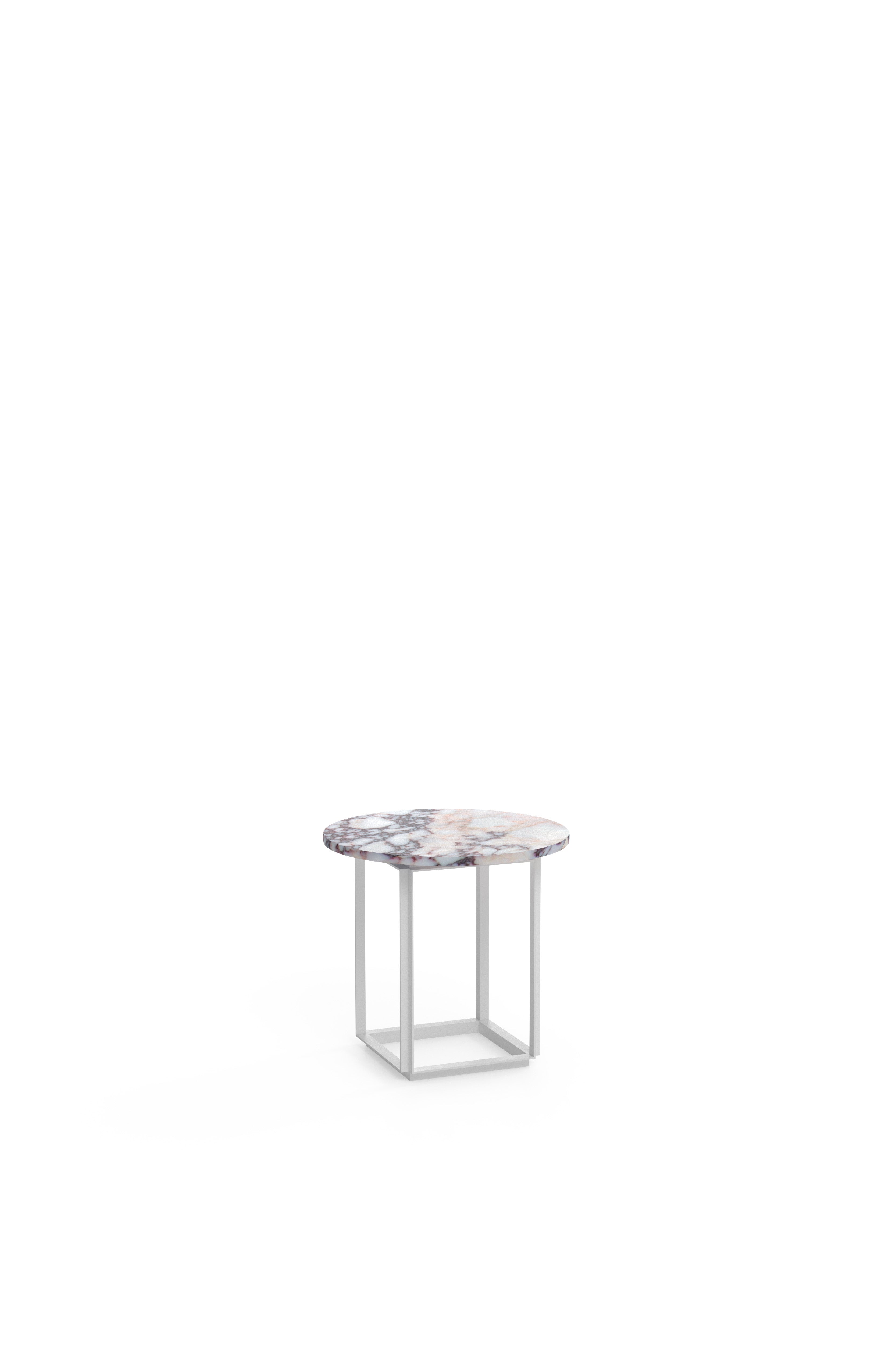 Florence Side Table - White Marble