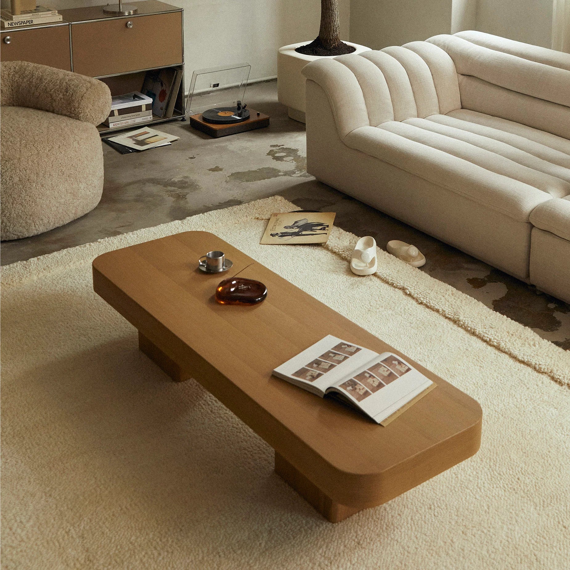 Block Rectangle Coffee Table