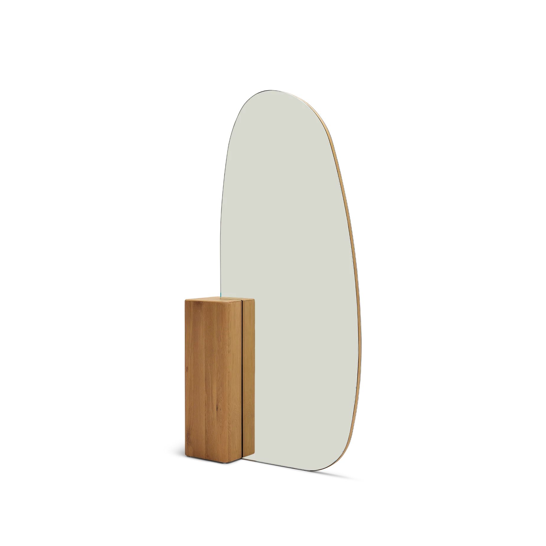 Block Floor Mirror