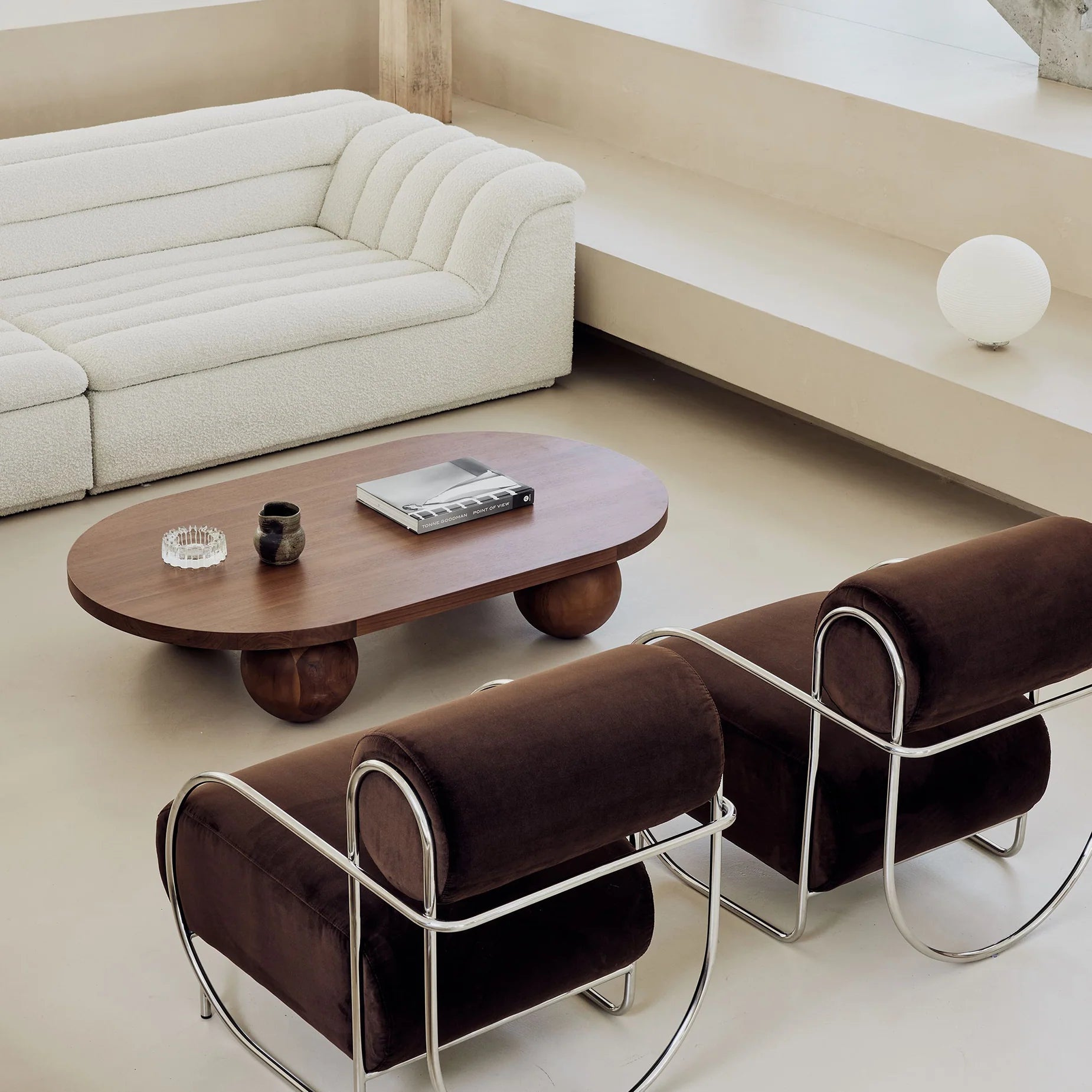Yoko Capsule Coffee Table - Walnut