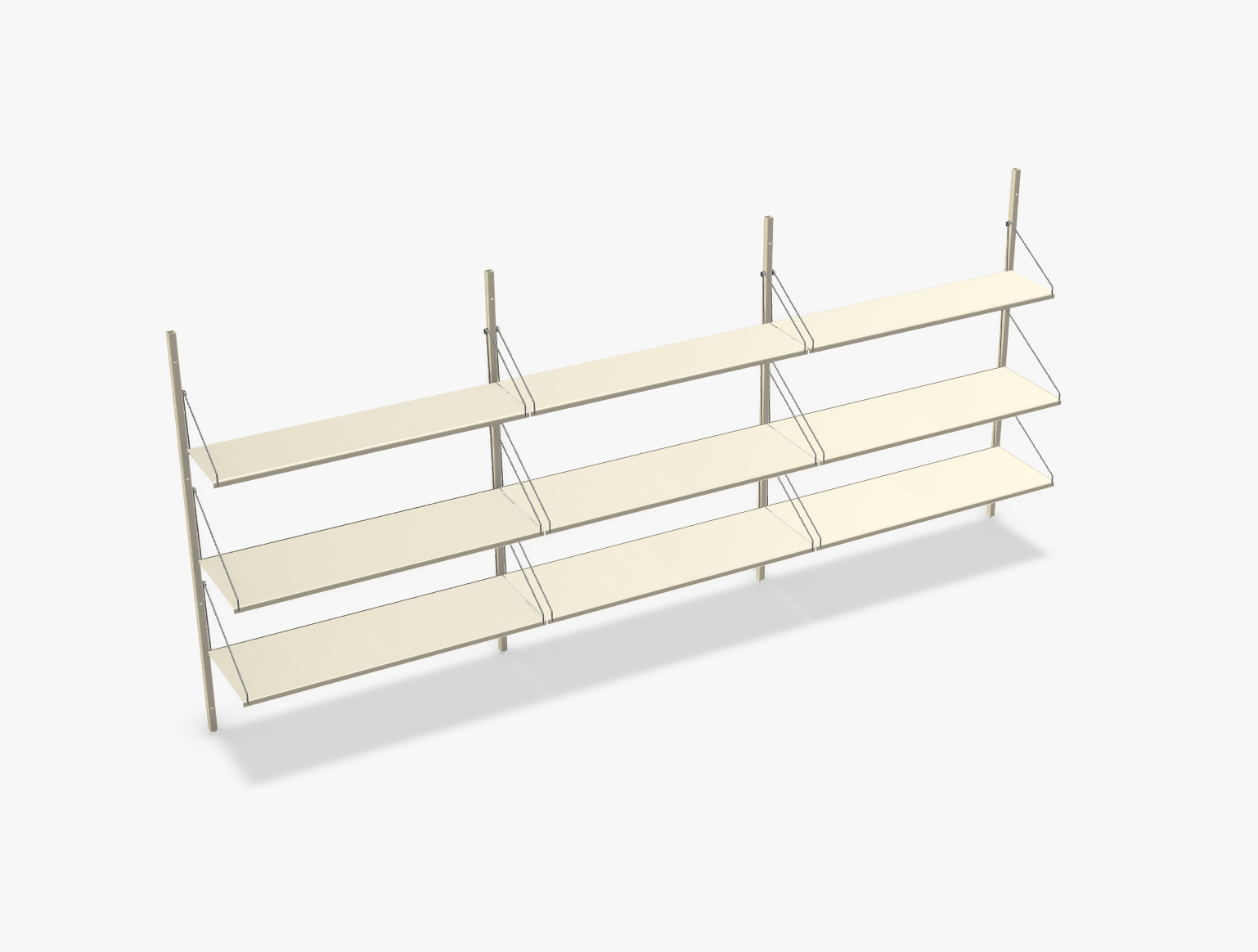 Shelf Library H108.4 / W80 - Warm White