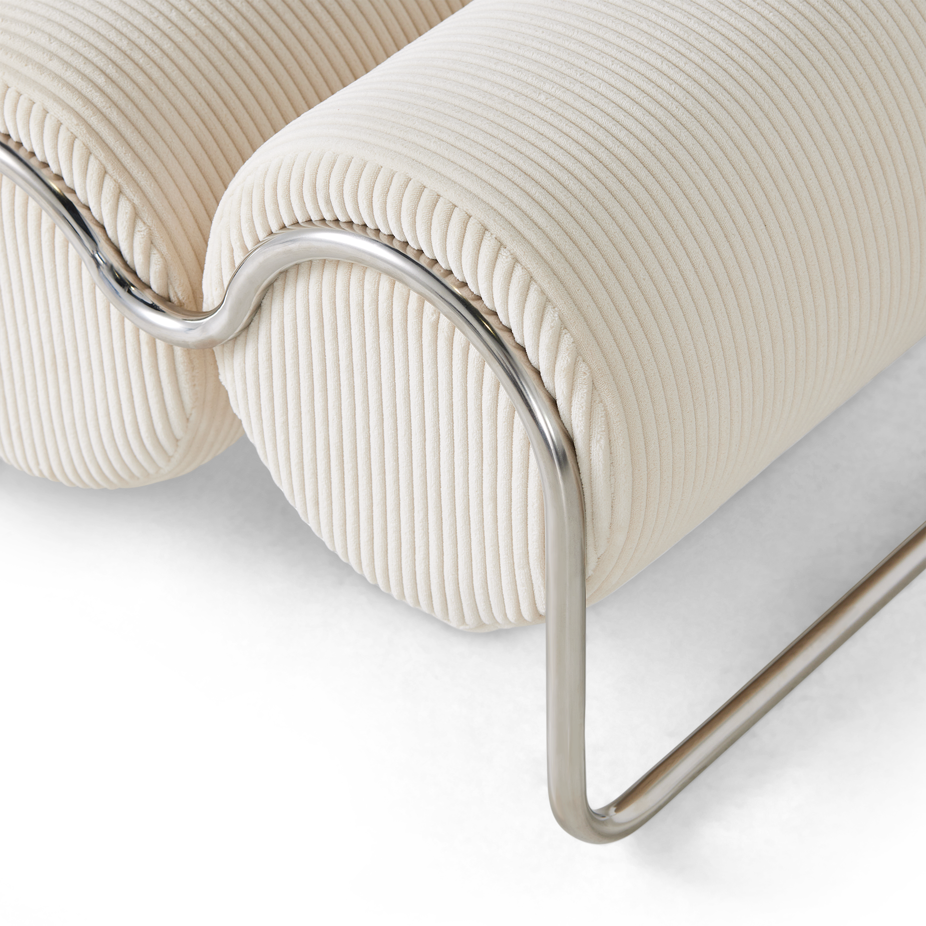 Chromeo Ottoman - Sorrento Moon