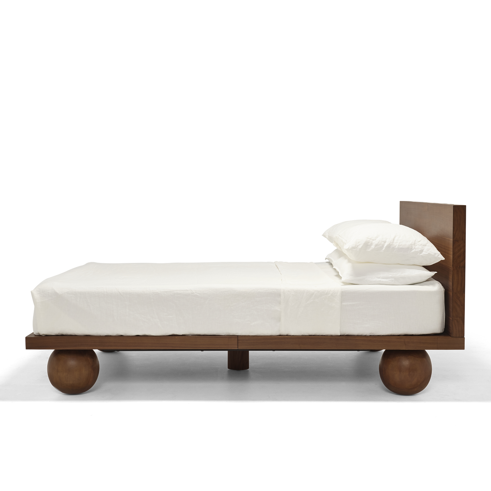 Yoko Super King Bed - Walnut
