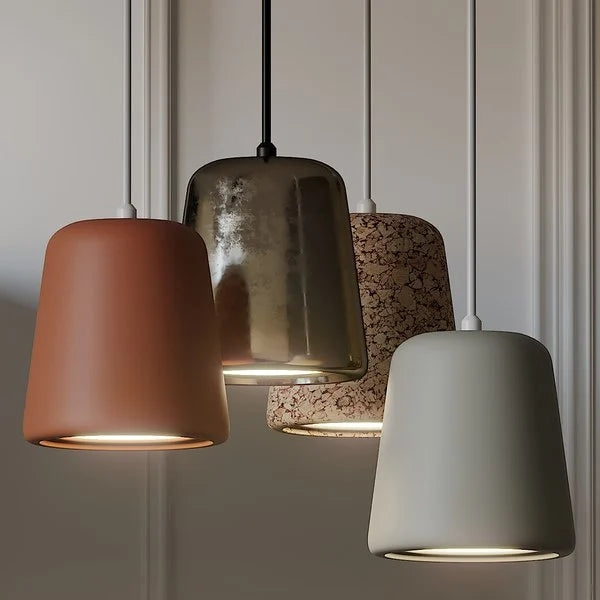Material Pendant - White Fitting