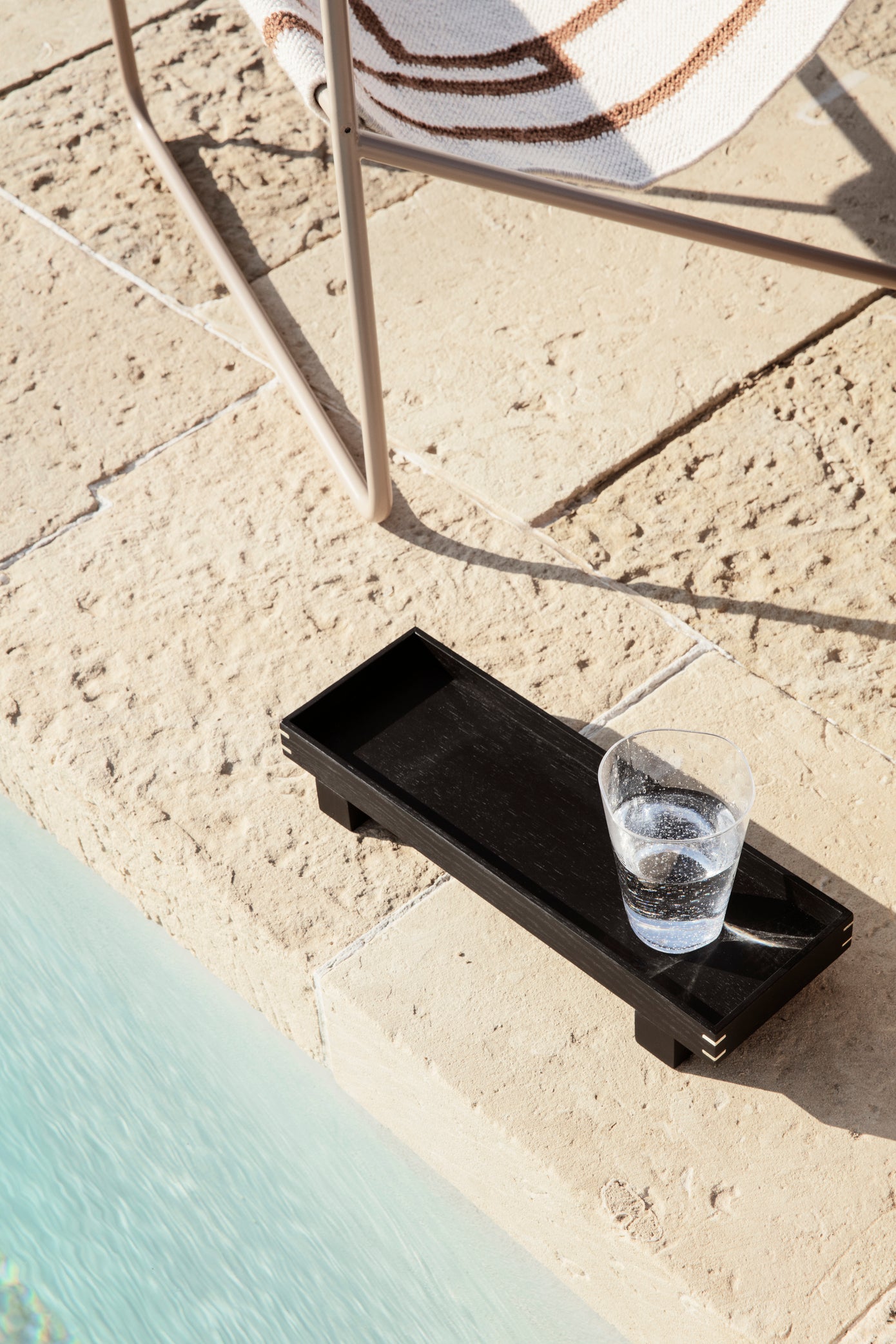 Bon Wooden Tray - X small - Black Stained Oak