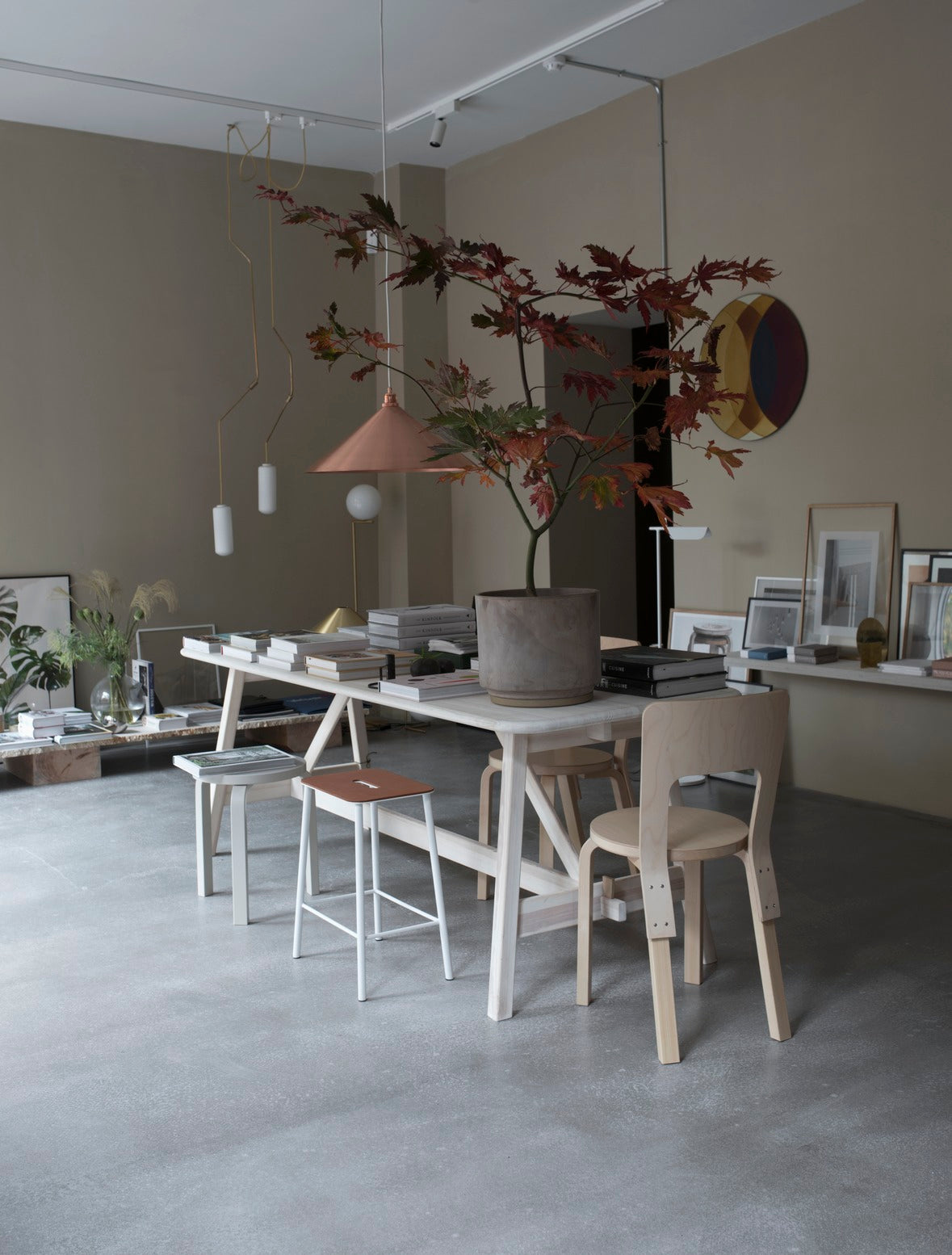 Ventus pendant l form 01 l brass