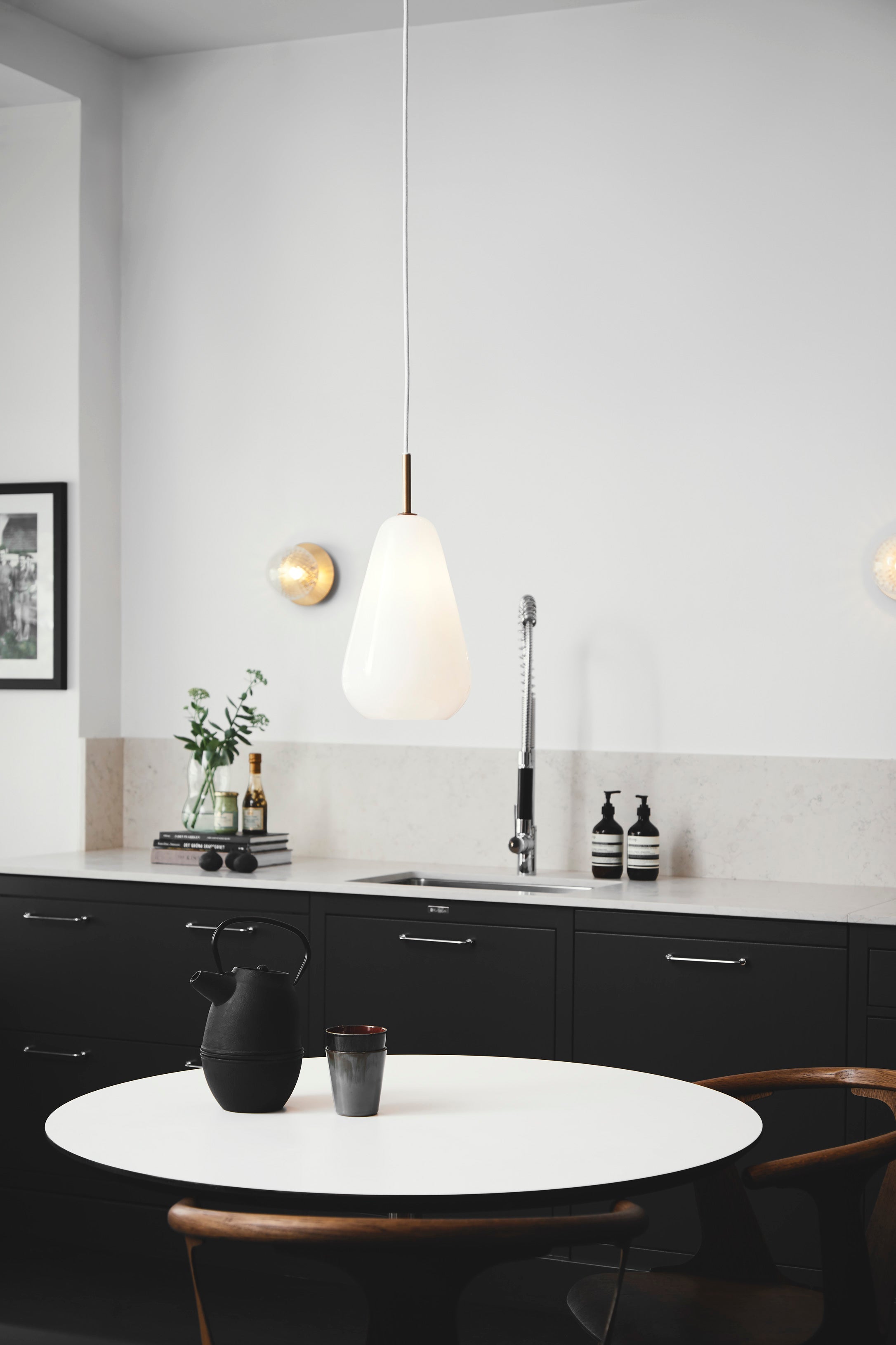 Anoli 1 Medium - Nordic Gold / Opal white