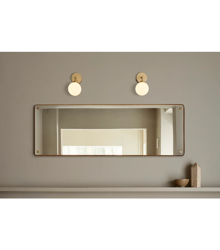 Apiales Wall - Brushed Brass / Opal