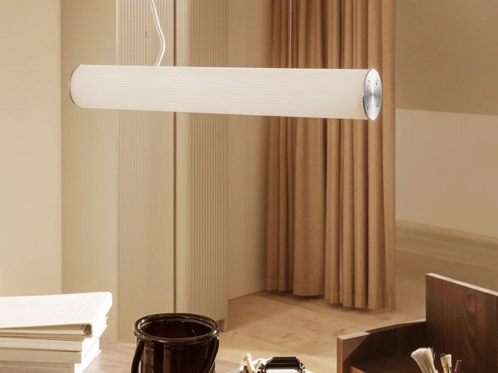 Vuelta Pendant 60 - White - Stainless Steel