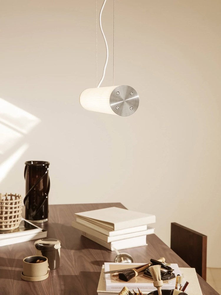 Vuelta Pendant 60 - White - Stainless Steel