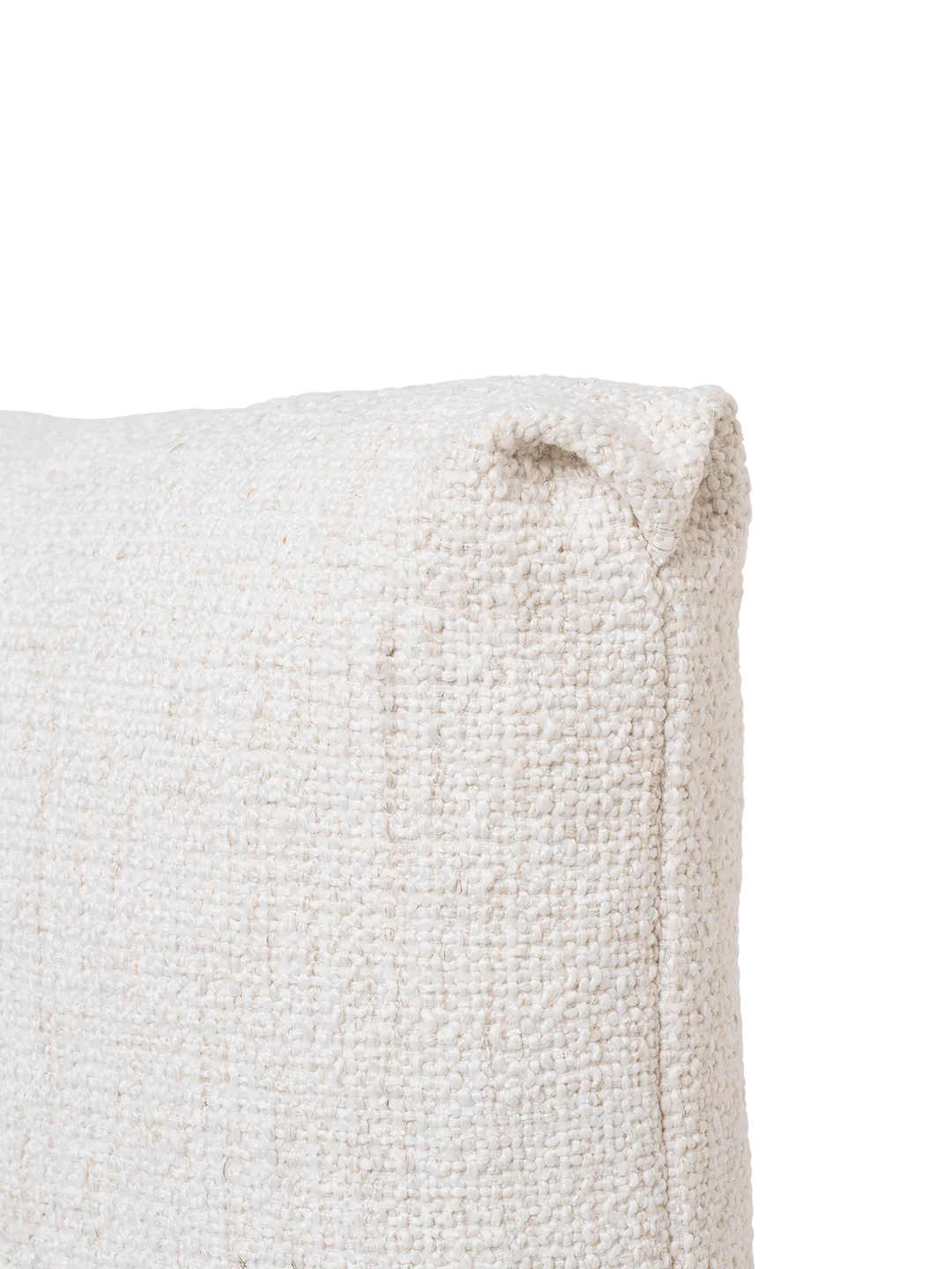 Clean Cushion Rect Boucle - Off-White