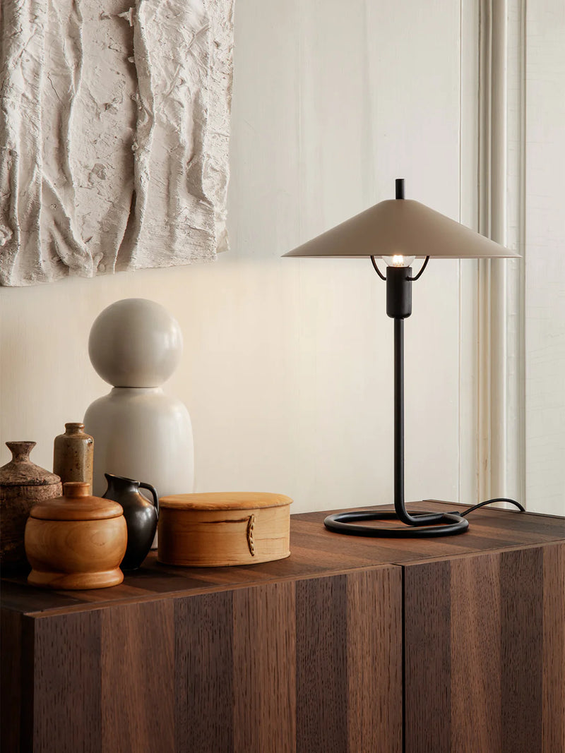 Filo Table Lamp - Black/Cashmere