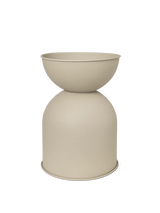 Hourglass Pot Medium - Cashmere