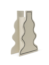 Paste Vase Curvy - Off-white