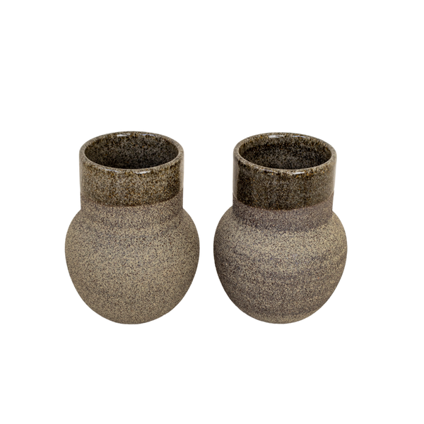 Ry Speckled Iron Cups - Set of 2