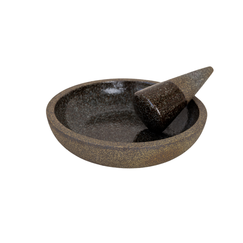Ry Speckled Mortar and Pestle