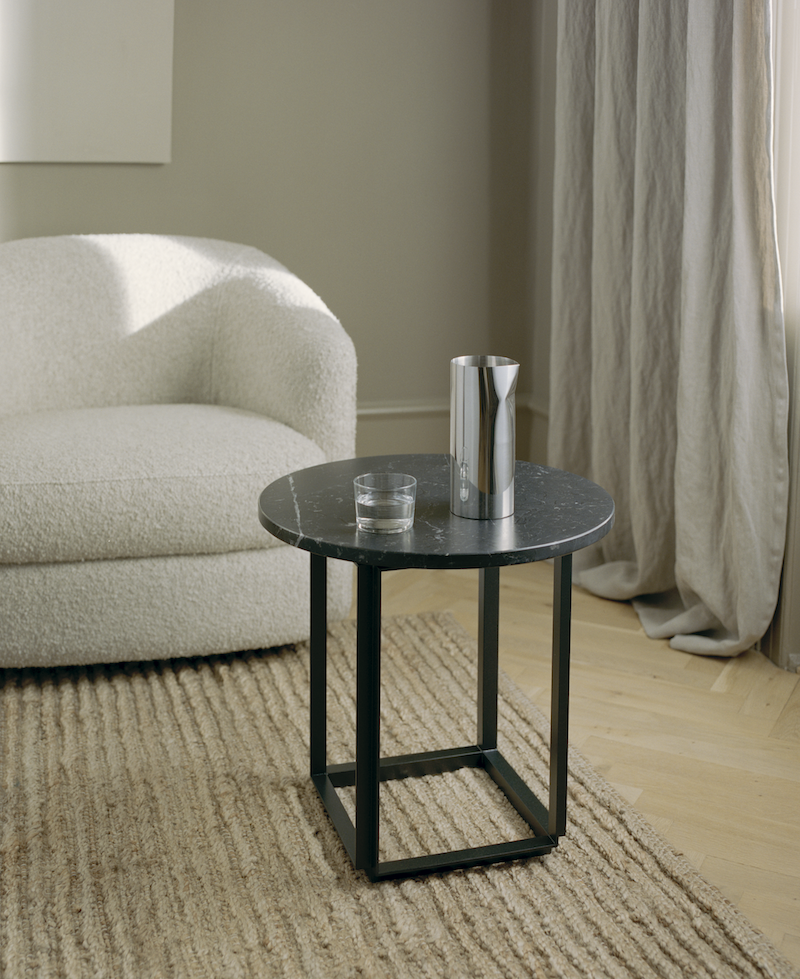 Florence Side Table - Black Marble