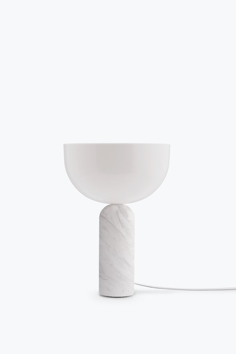 Kizu Table Lamp Small - White Marble