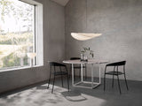 Florence Dining Table 145 cm -White Viola Marble