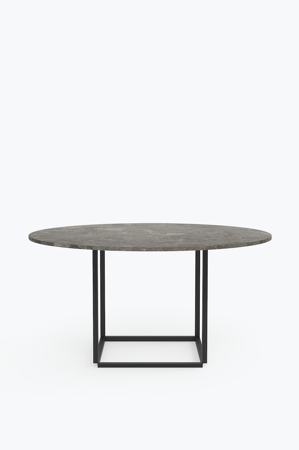 Florence Dining Table 145 cm - Gris Du Marais Marble