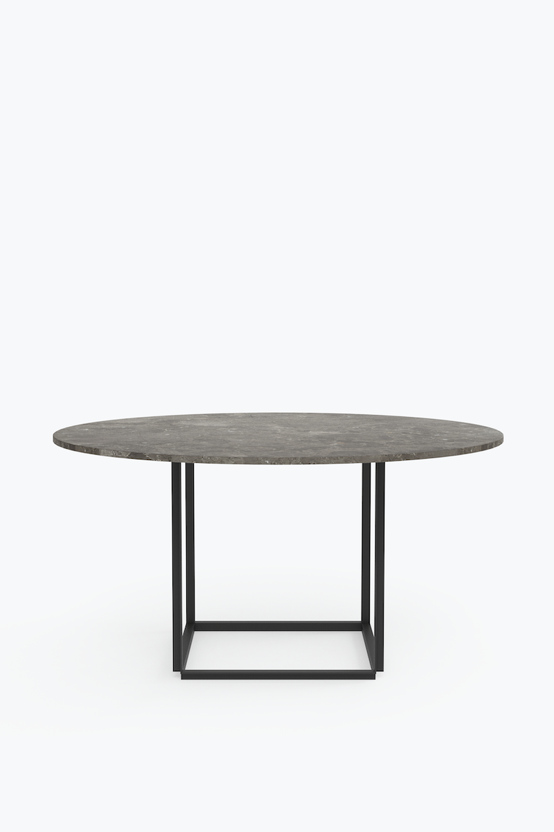 Florence Dining Table 145 cm - Gris Du Marais Marble