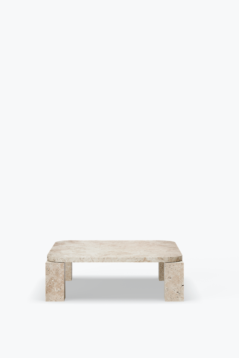 Atlas Coffee Table  - Travertine 82 x 82 cm