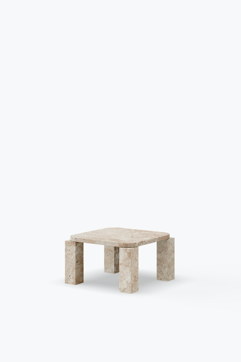 Atlas Coffee Table - Travertine 60 x 60 cm