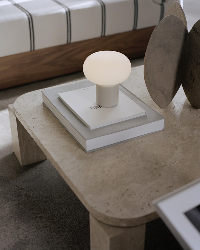 Karl-Johan Table Lamp Portable - Light Grey