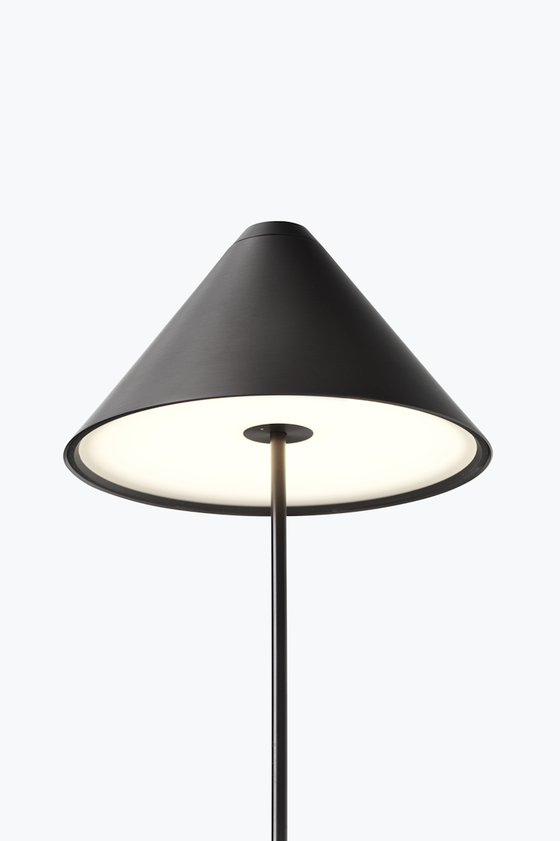 Brolly Table Lamp - Steel Black