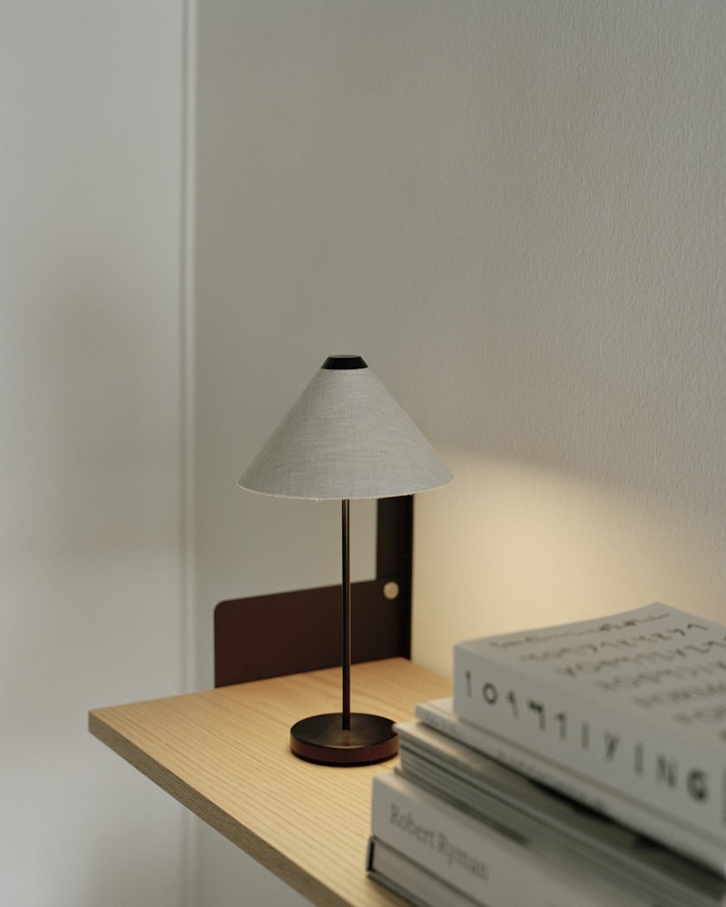 Brolly Table Lamp - Linen