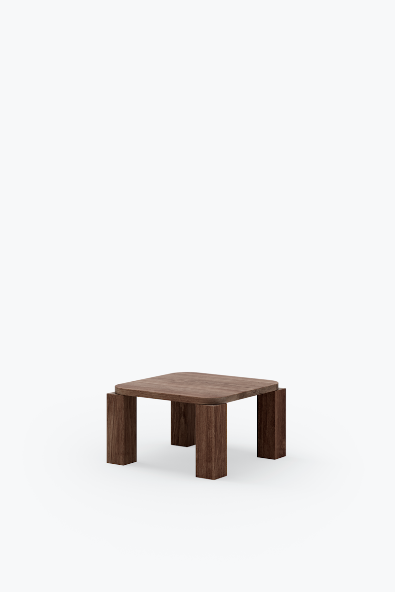 Atlas Coffee Table - Fumed Oak 60 x 60 cm