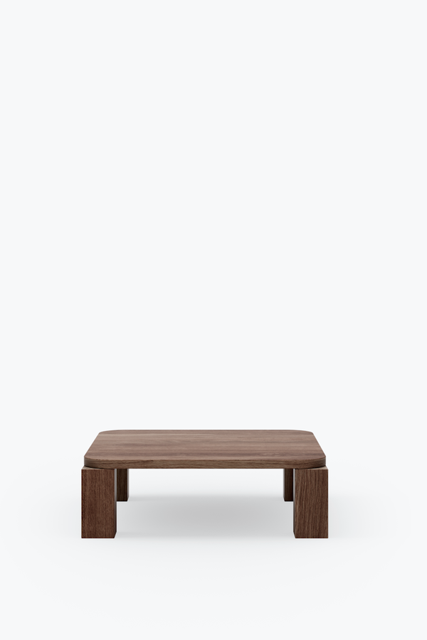 Atlas Coffee Table - Fumed Oak 82 x 82 cm