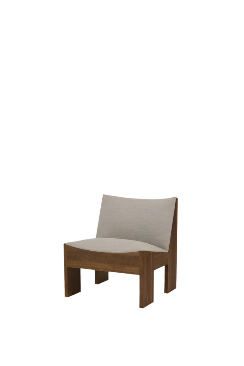 Tenon Lounge Chair - Fumed Oak