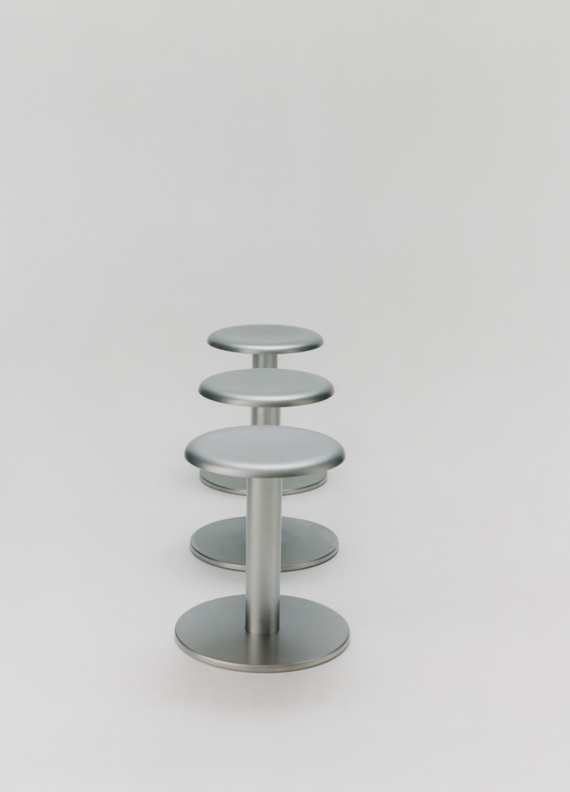 Coupe Stool - Stainless Steel