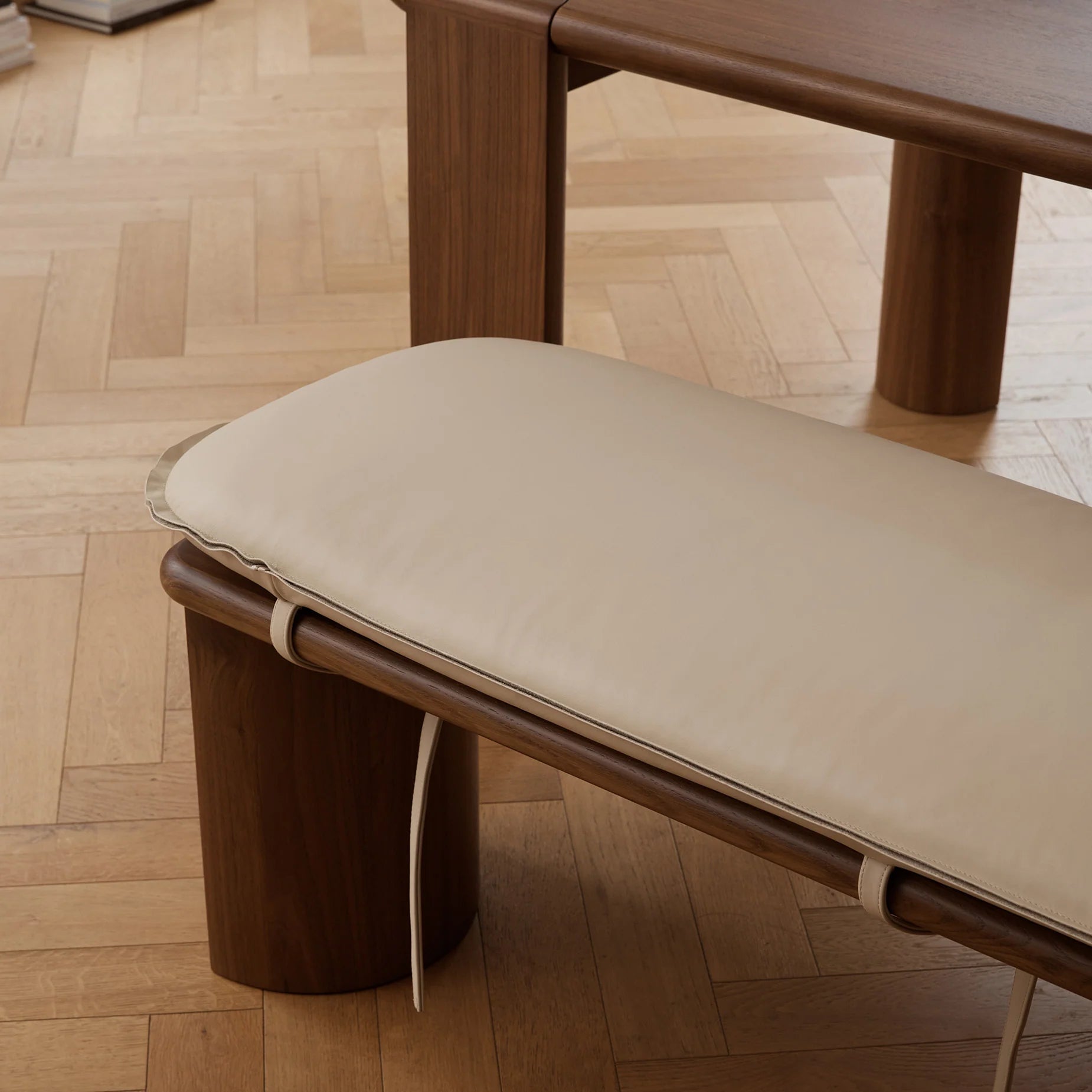 Liaison Bench with Seat Cushion