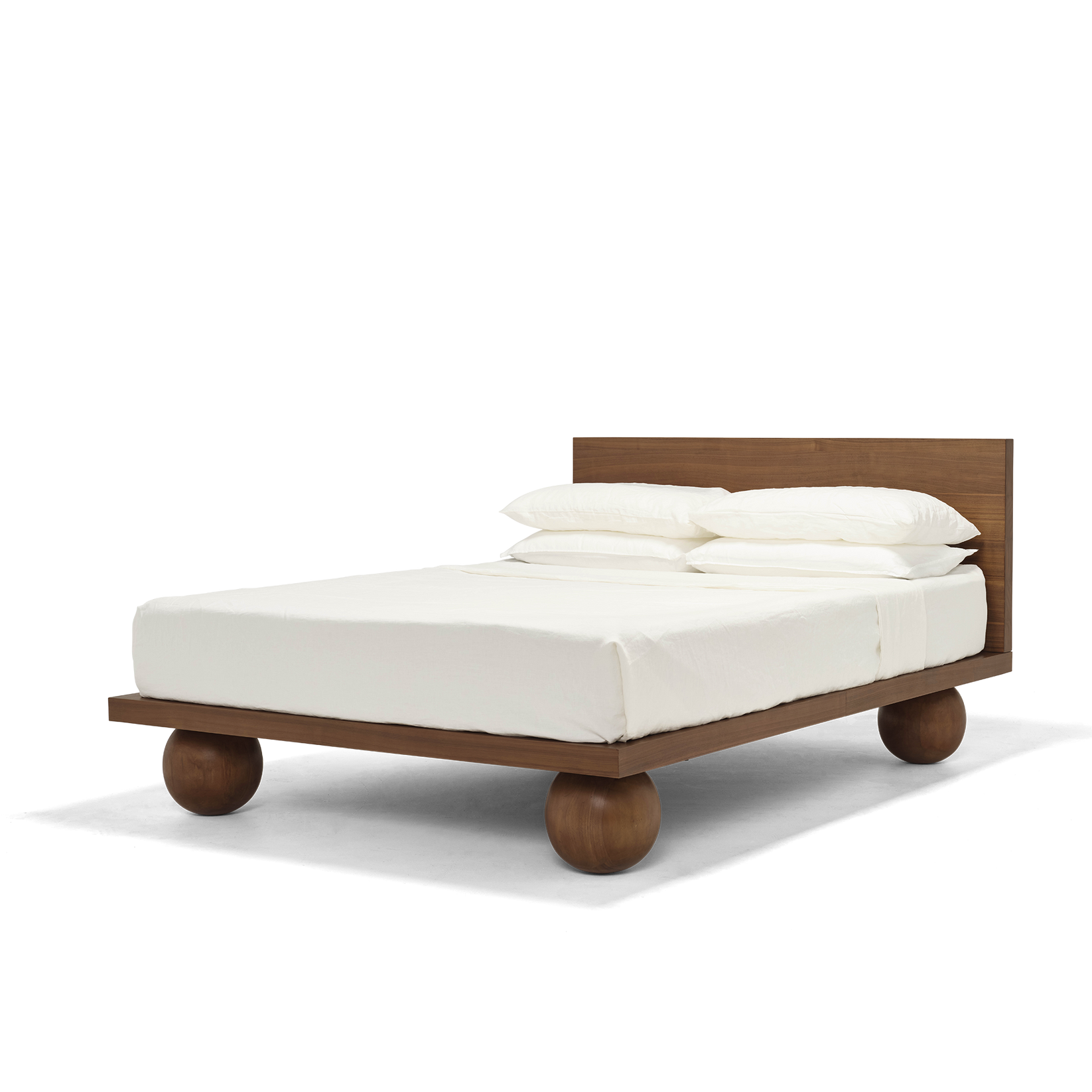 Yoko Super King Bed - Walnut