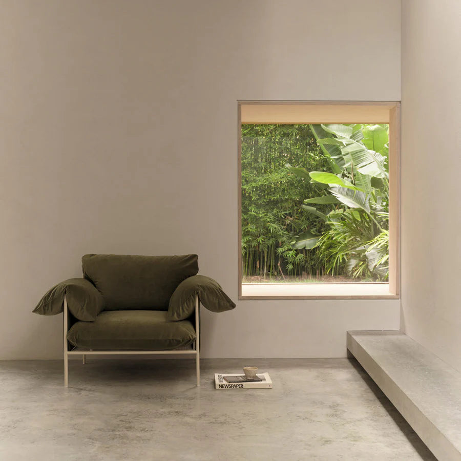 Alva Armchair - Nougat Frame