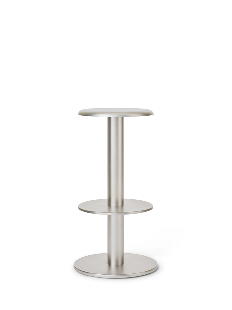 Coupe Barstool 75cm - Stainless Steel