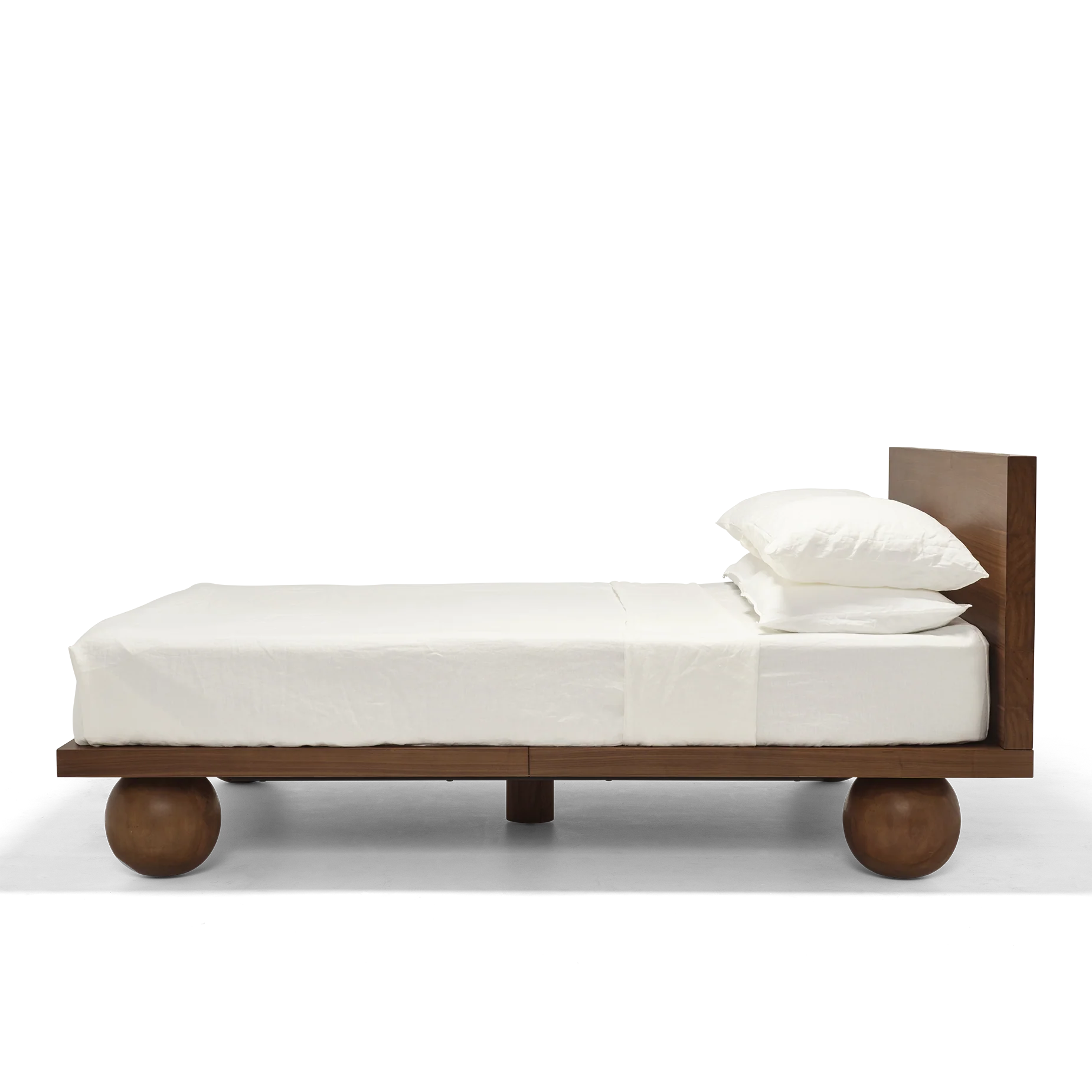 Yoko Queen Bed - Walnut